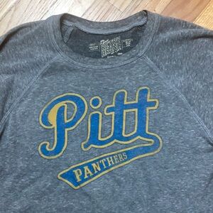 Pitt Panthers Original Retro Brand gray sweatshirt unisex size small